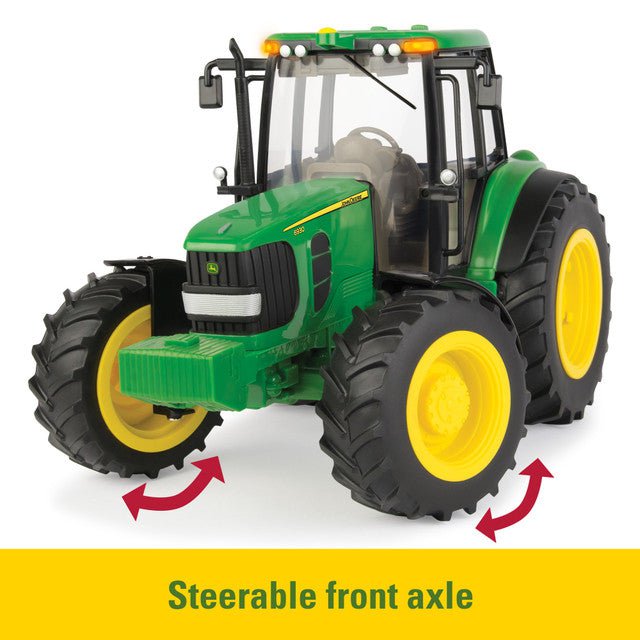 Tomy Play Vehicles John Deere Big Farm 6930 Tractor With Wagon 1:16