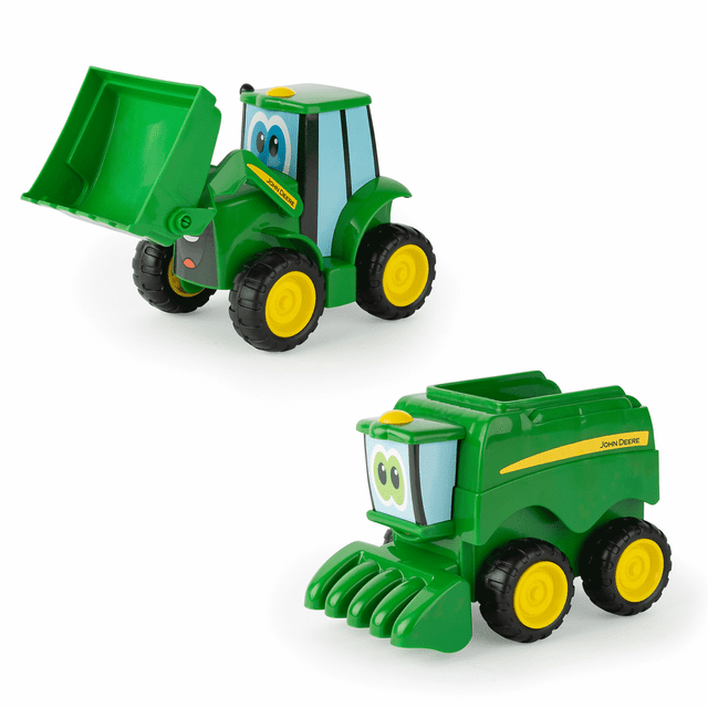 Tomy Play Vehicles John Deere Farmin Friends 2 Toy Set - Johnny Tractor and Corey Combine