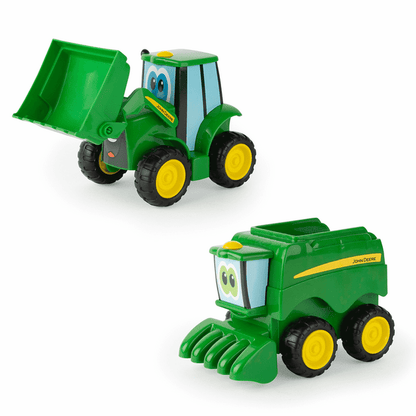 Tomy Play Vehicles John Deere Farmin Friends 2 Toy Set - Johnny Tractor and Corey Combine