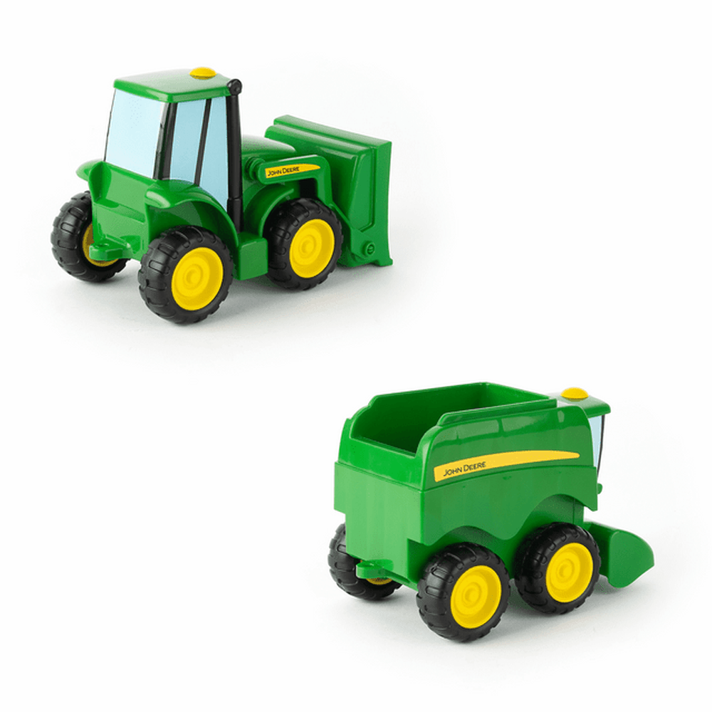Tomy Play Vehicles John Deere Farmin Friends 2 Toy Set - Johnny Tractor and Corey Combine