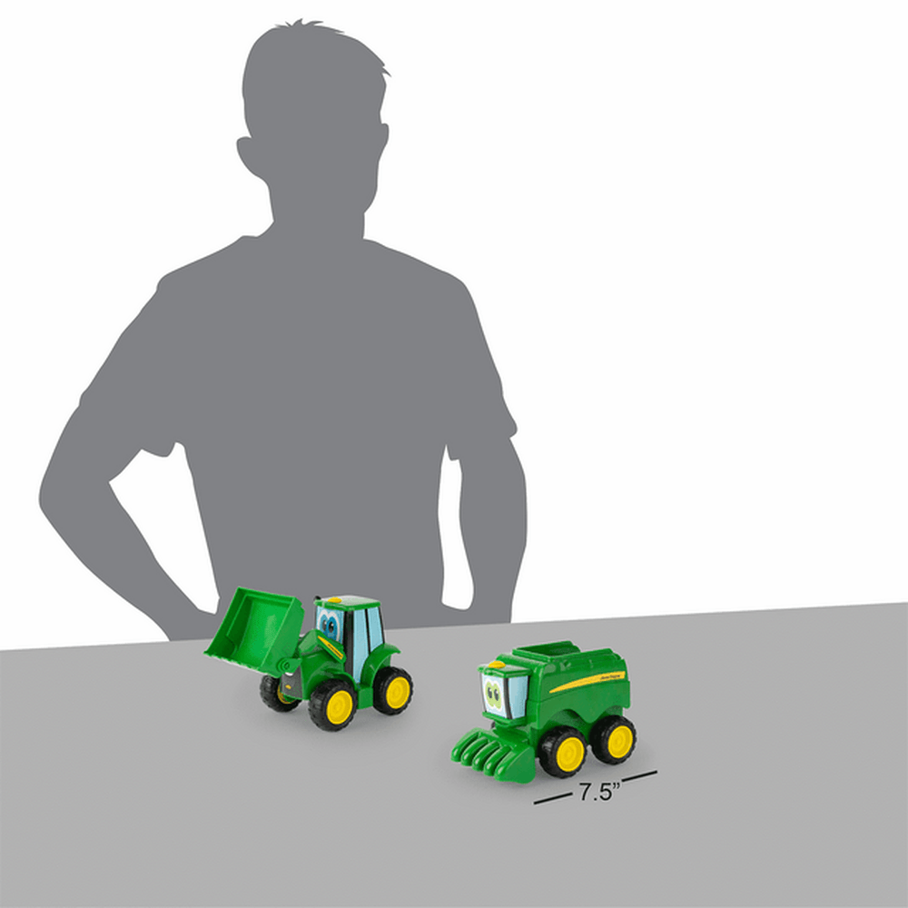Tomy Play Vehicles John Deere Farmin Friends 2 Toy Set - Johnny Tractor and Corey Combine