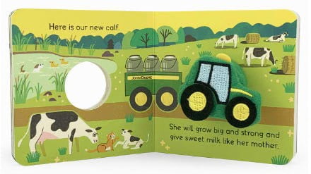 House Of MarblesJohn Deere I am a Tractor Puppet BookBabysupermarket