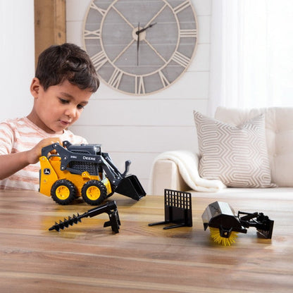 Tomy Play Vehicles John Deere M2 16 Big Farm 318G Skidsteer Set