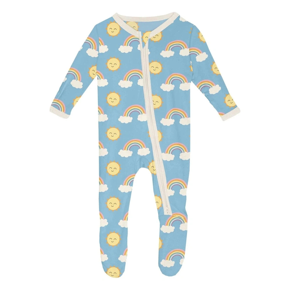 Kickee Pants Infant Sunshine & Rainbows Footie