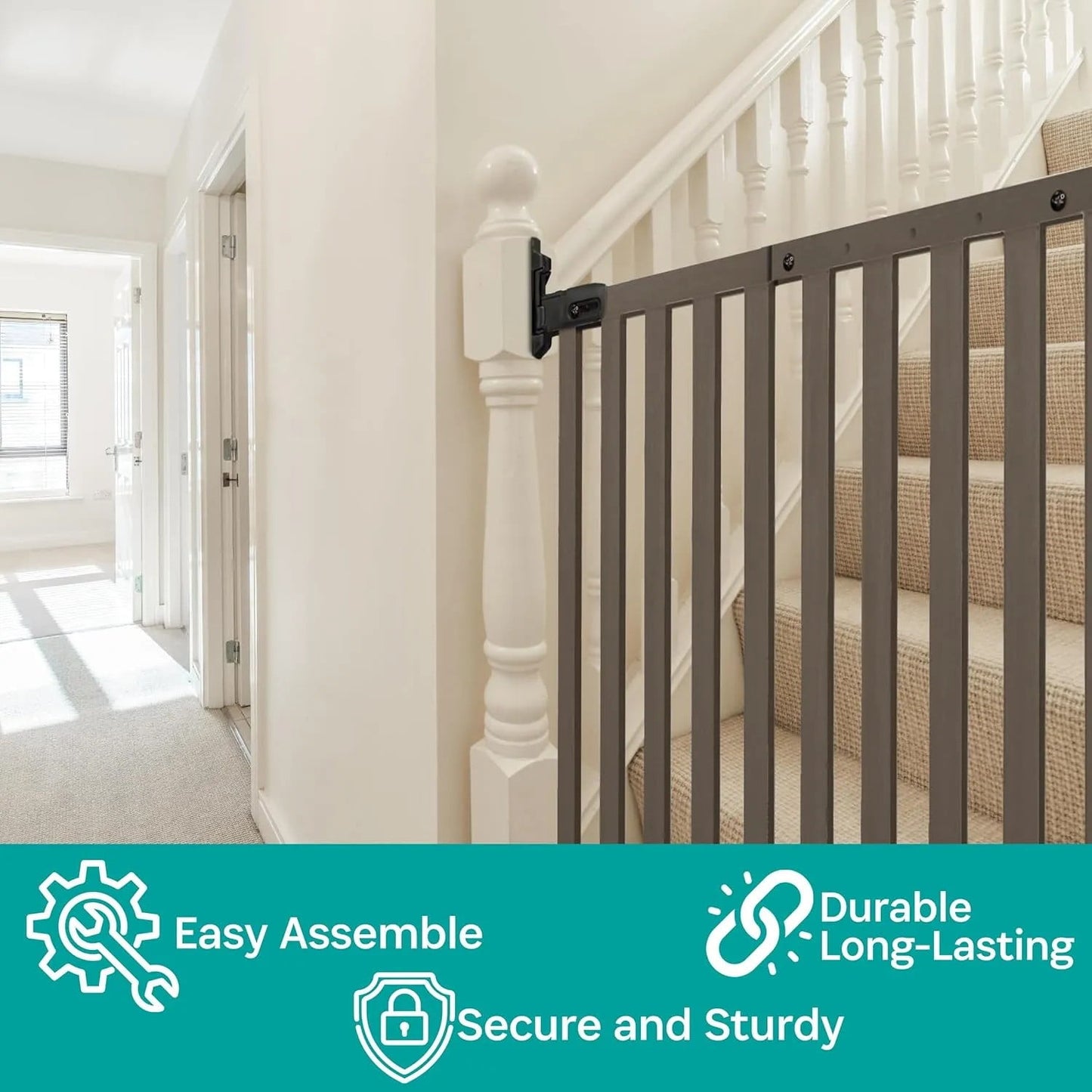 KidCo Baby Care Kidco Bamboo Angle Mount Safeway Gate
