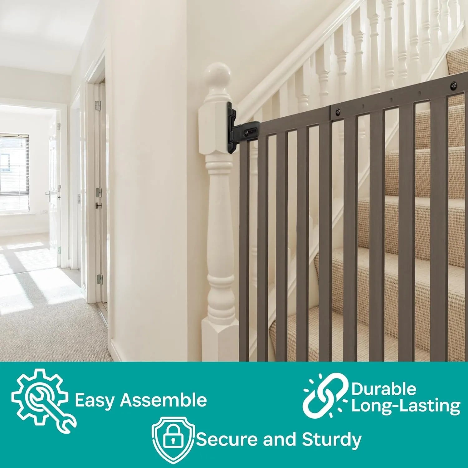 KidCo Baby Care Kidco Bamboo Angle Mount Safeway Gate