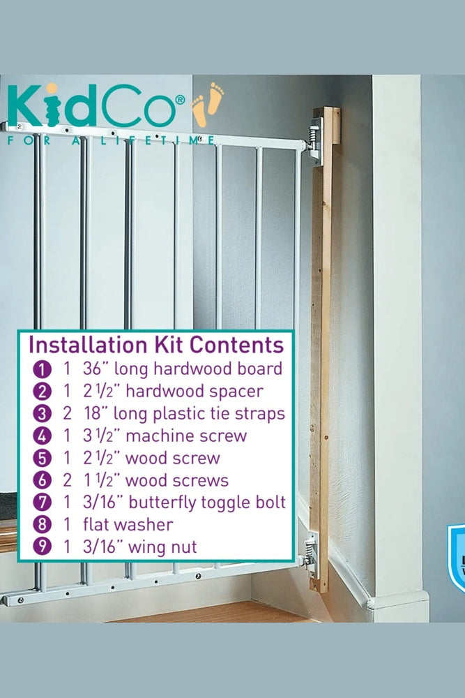 KidCo Gate Installation Kit – Complete Mounting Hardware – Babysupermarket