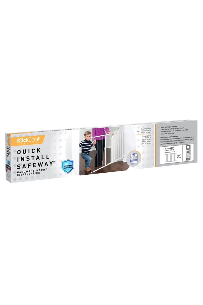 KidCo® Quick Install Safeway® Gate | Top of Stairs – Babysupermarket