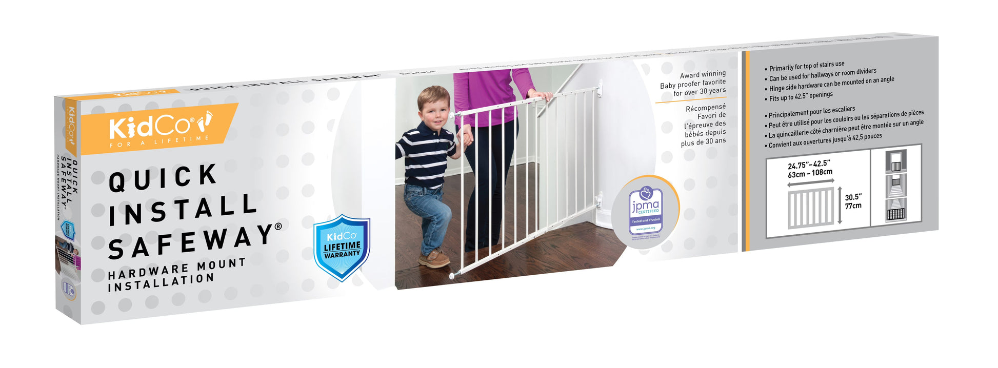 KidCoKidCo Quick Install Safeway GateBabysupermarket