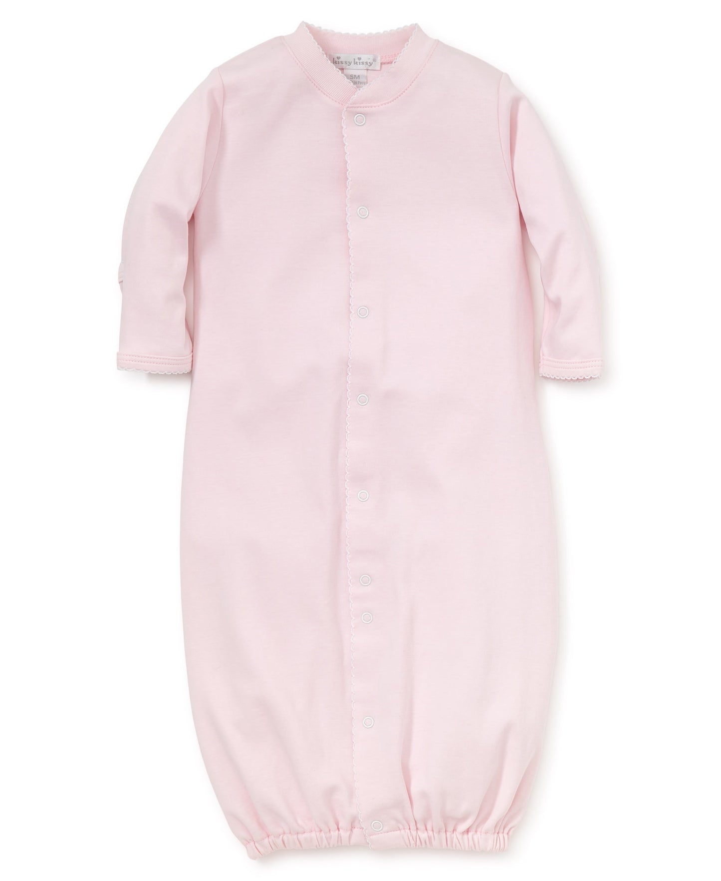 Kissy Kissy Infant Sleepwear Unisex Pink/White / Preemie Kissy Kissy Basics Converter Gown