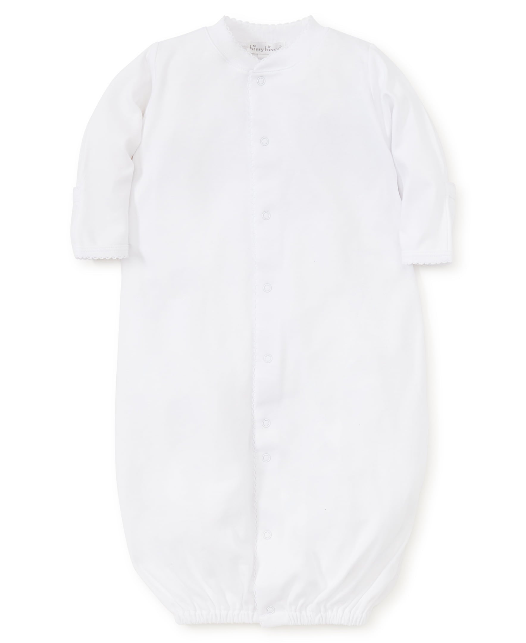 Kissy Kissy Infant Sleepwear Unisex White / Preemie Kissy Kissy Basics Converter Gown