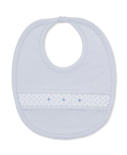 Kissy Kissy Apparel & Gifts Light Blue Kissy Kissy Boys CLB Fall 26 Smocked Bib