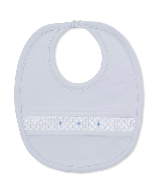 Kissy Kissy Apparel & Gifts Light Blue Kissy Kissy Boys CLB Fall 26 Smocked Bib