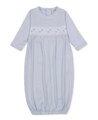 Kissy Kissy Infant Sleepwear Boy Light Blue / Newborn Kissy Kissy Boys CLB Fall 26 Smocked Sack