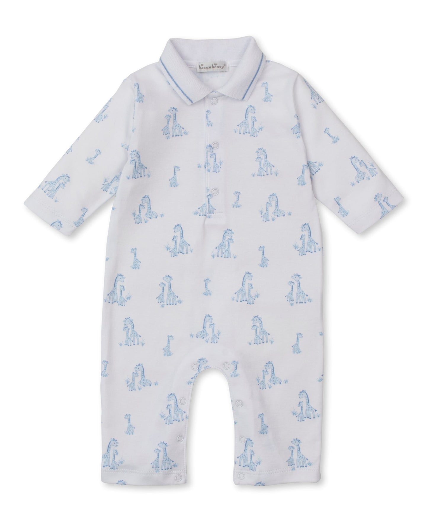 Kissy Kissy Boys Apparel / Outfits / Infant Light Blue / 3-6 Mo Kissy Kissy Boys Giraffe Grace Playsuit