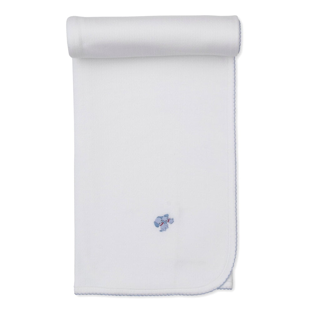 Kissy Kissy White / OS Kissy Kissy Boys Premier Puppy Family Blanket