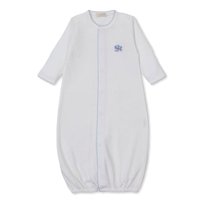 Kissy Kissy White/Light Blue / Newborn Kissy Kissy Boys Premier Puppy Family Converter Gown