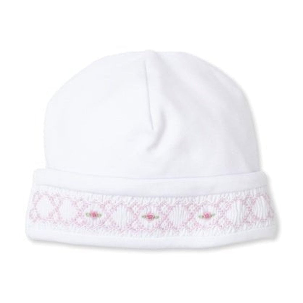 Kissy Kissy CLB Summer White with Pink Smocking Hat