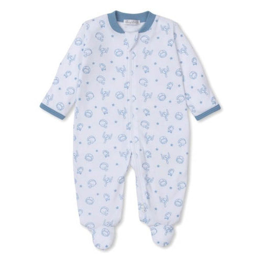 Kissy Kissy Infant Kissy Kissy Football Kicks Zipper Footie