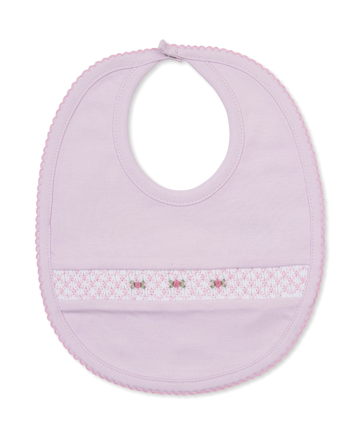 Kissy Kissy Apparel & Gifts Pink Kissy Kissy Girls CLB Fall 26 Smocked Bib