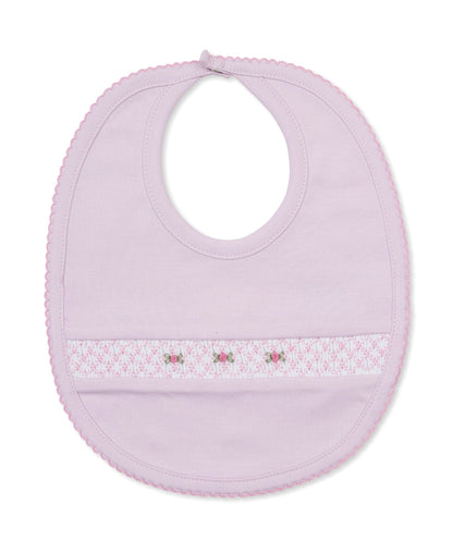 Kissy Kissy Apparel & Gifts Pink Kissy Kissy Girls CLB Fall 26 Smocked Bib