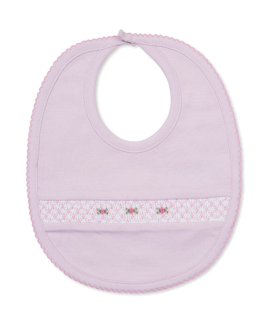 Kissy Kissy Apparel & Gifts Pink Kissy Kissy Girls CLB Fall 26 Smocked Bib
