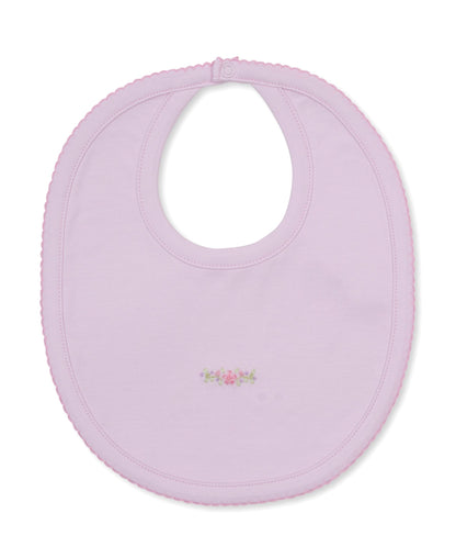 Kissy Kissy Apparel & Gifts Pink Kissy Kissy Girls CLB Fall Medley 26 Embroidered Bib