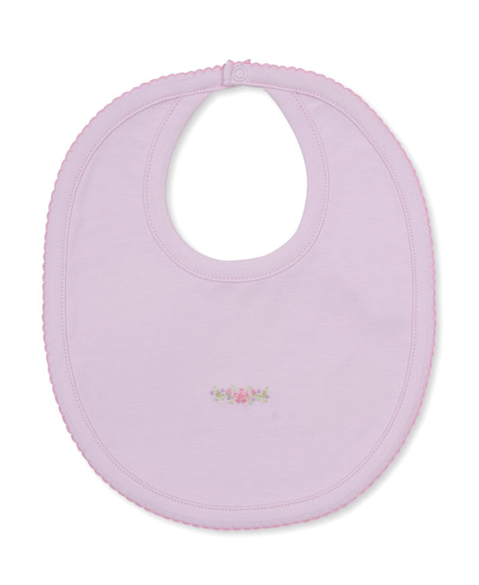 Kissy Kissy Apparel & Gifts Pink Kissy Kissy Girls CLB Fall Medley 26 Embroidered Bib