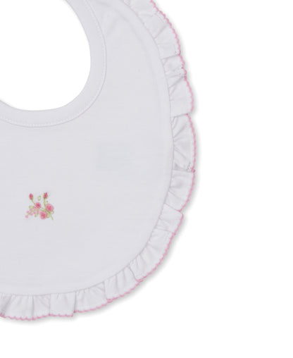 Kissy Kissy White / OS Kissy Kissy Girls SCE Victorian Roses Bib