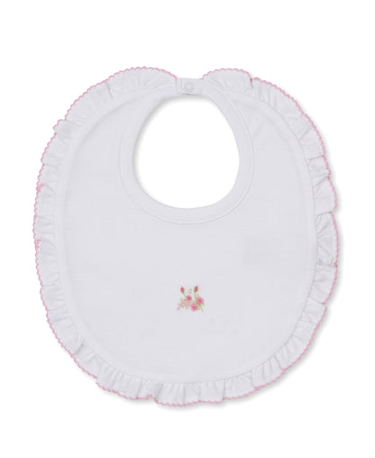 Kissy Kissy White / OS Kissy Kissy Girls SCE Victorian Roses Bib
