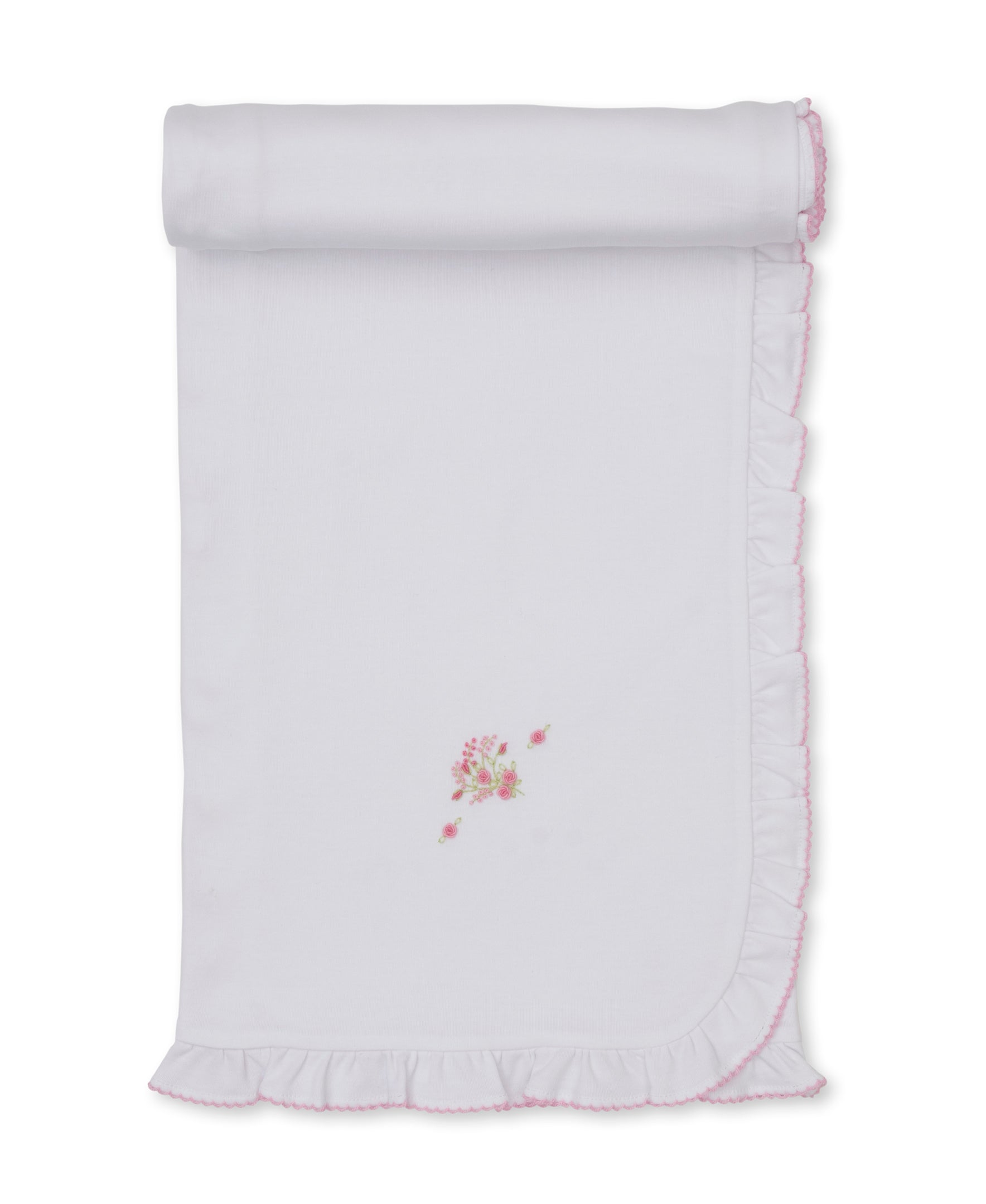 Kissy Kissy White / OS Kissy Kissy Girls SCE Victorian Roses Blanket