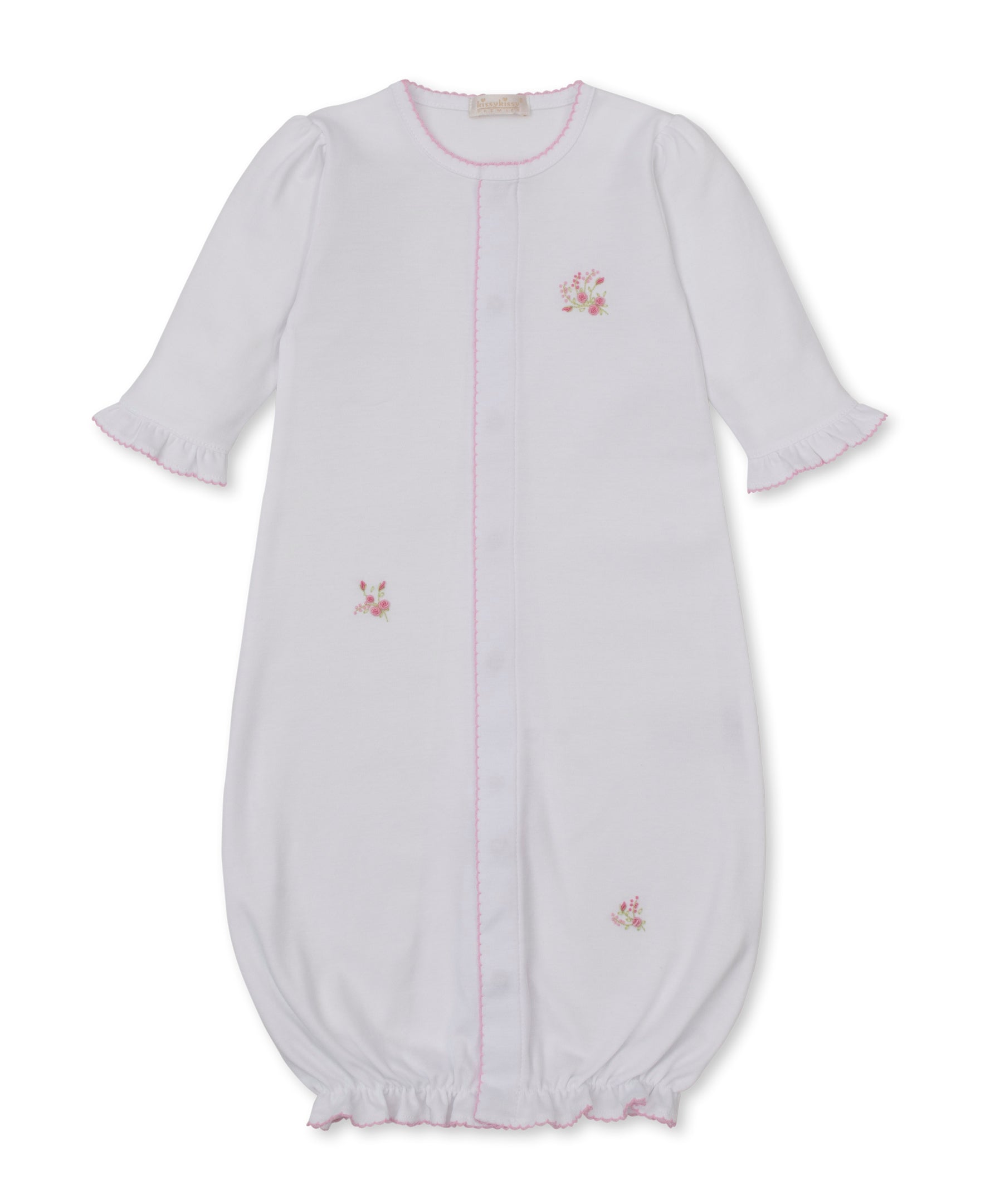 Kissy Kissy White / Newborn Kissy Kissy Girls SCE Victorian Roses Converter Gown