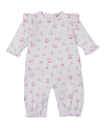 Kissy Kissy Girls Apparel / Outfits / Infant Pink / 3-6 Mo Kissy Kissy Girls Vintage Toy Treasures Playsuit