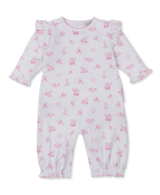 Kissy Kissy Girls Apparel / Outfits / Infant Pink / 3-6 Mo Kissy Kissy Girls Vintage Toy Treasures Playsuit