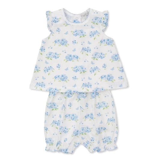 Kissy Kissy Heavenly Hydrangeas Woven Sunsuit babysupermarket