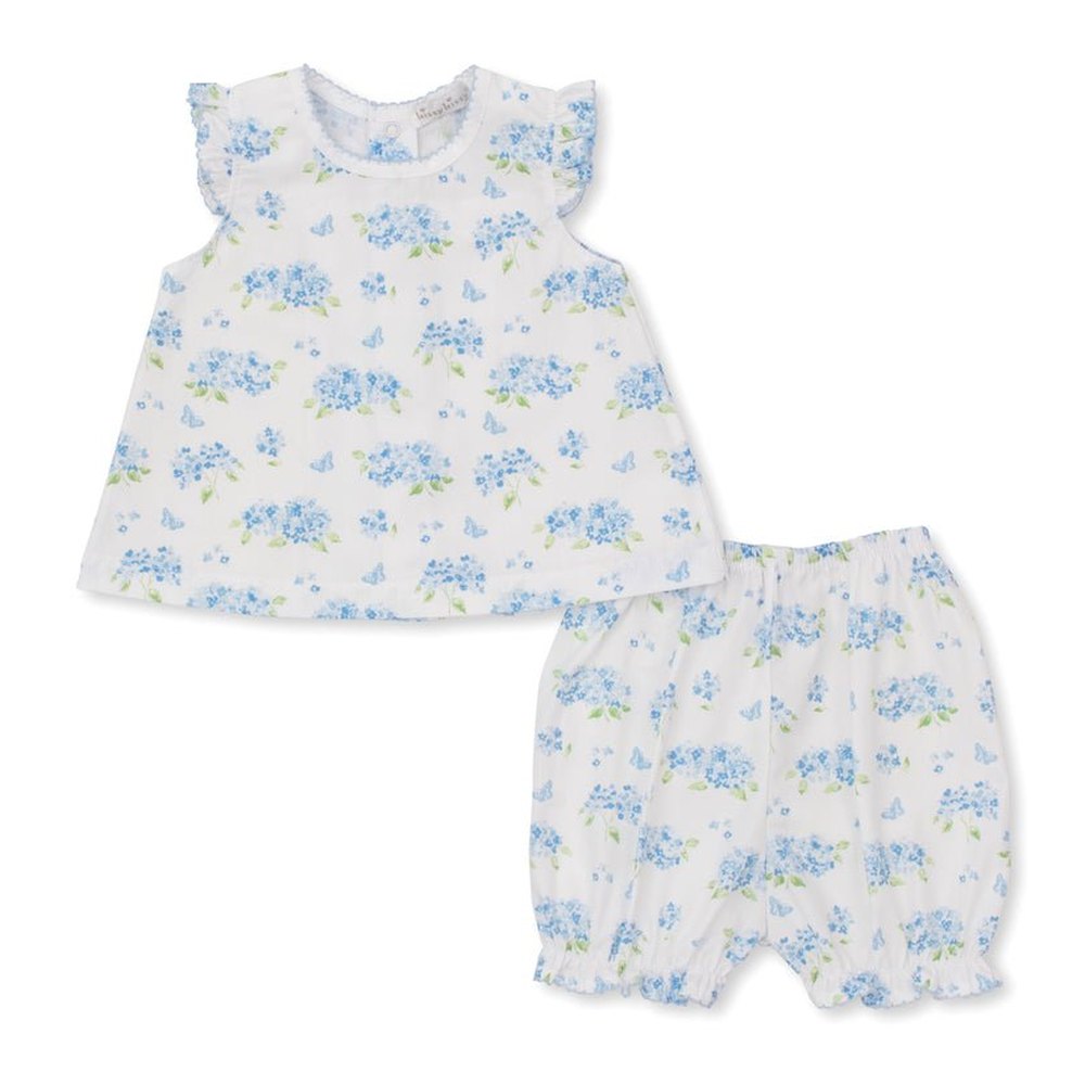 Kissy Kissy Heavenly Hydrangeas Woven Sunsuit babysupermarket