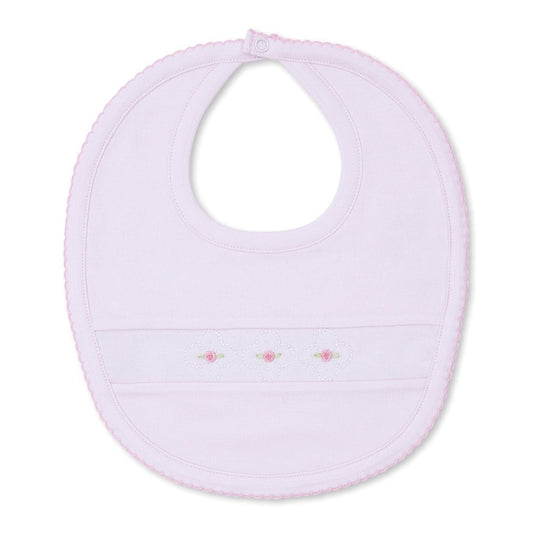 Kissy Kissy Apparel & Gifts Pink / One Size Kissy Kissy Premier Rosabella Embroidered Bib