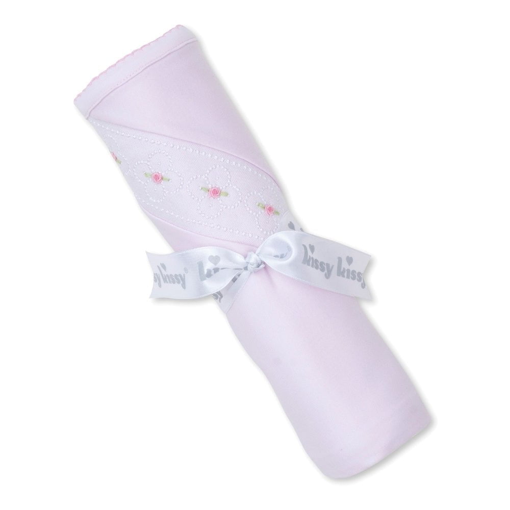 Kissy Kissy Apparel & Gifts Pink Kissy Kissy Premier Rosabella Embroidered Blanket