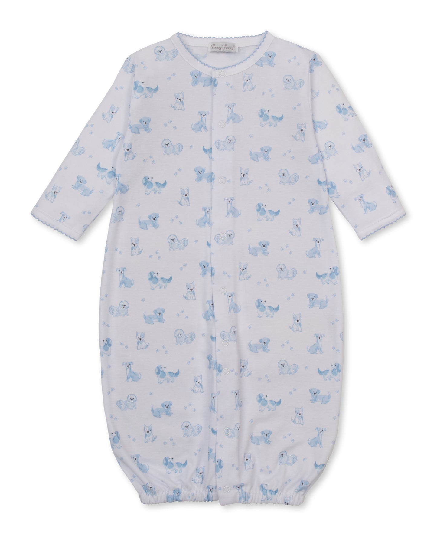 Kissy KissyKissy Kissy Puppy Paws Converter Gown Lt. BlueBabysupermarket
