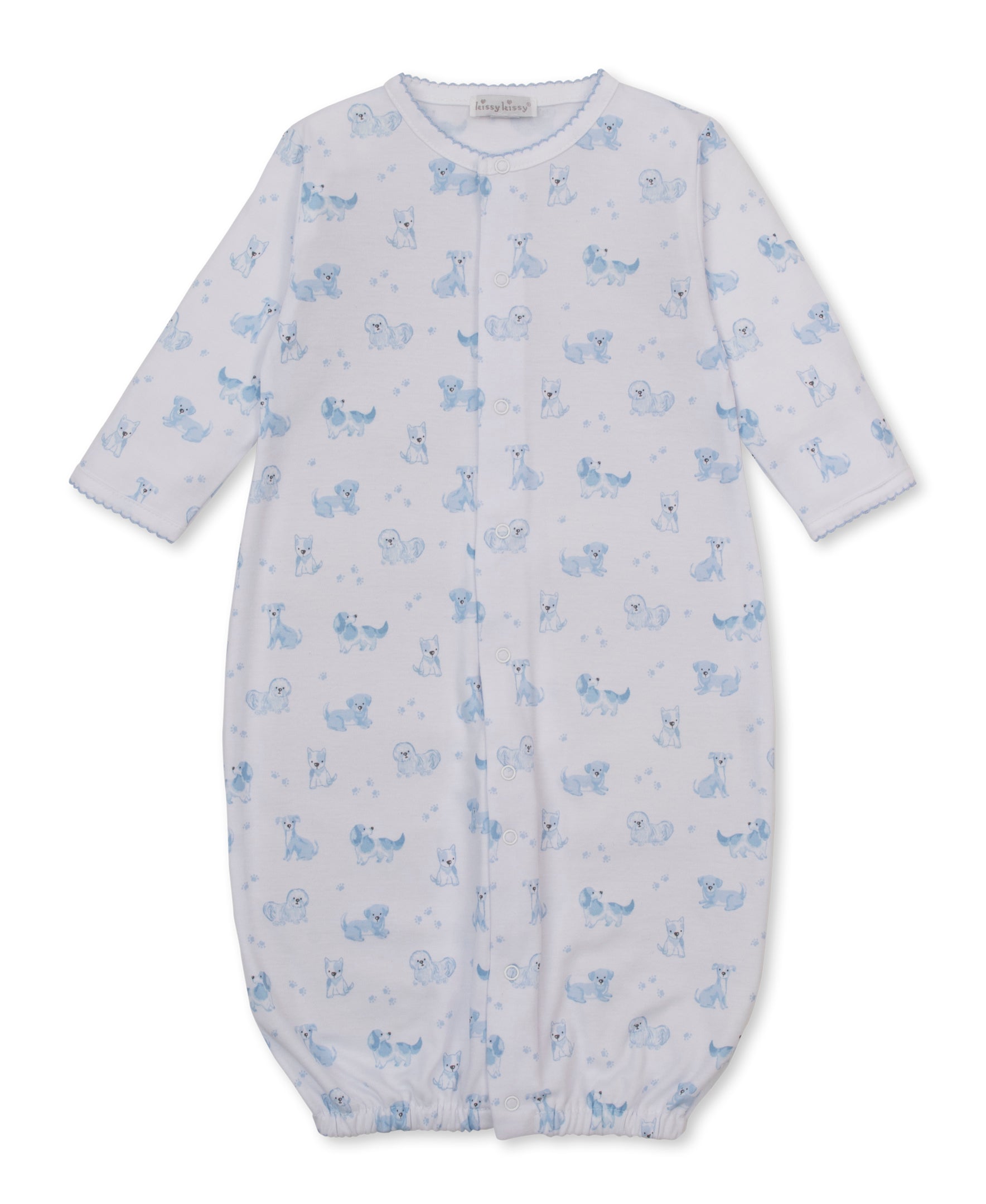Kissy KissyKissy Kissy Puppy Paws Converter Gown Lt. BlueBabysupermarket
