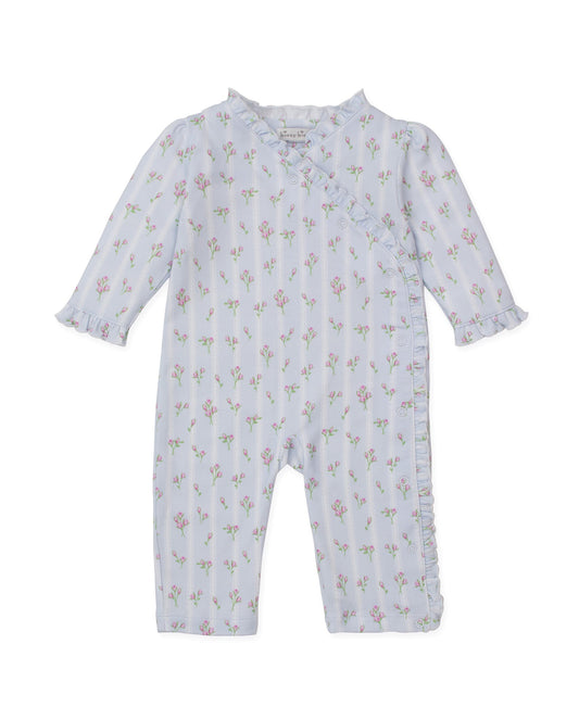 Kissy Kissy Girls Apparel / Outfits / Infant Light Blue / 3-6 Mo Kissy Kissy Ribbon Stripe Bouquets Playsuit