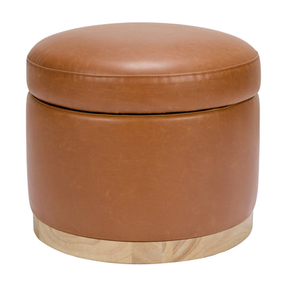 Babyletto Naka Storage Ottoman in Vegan Leather