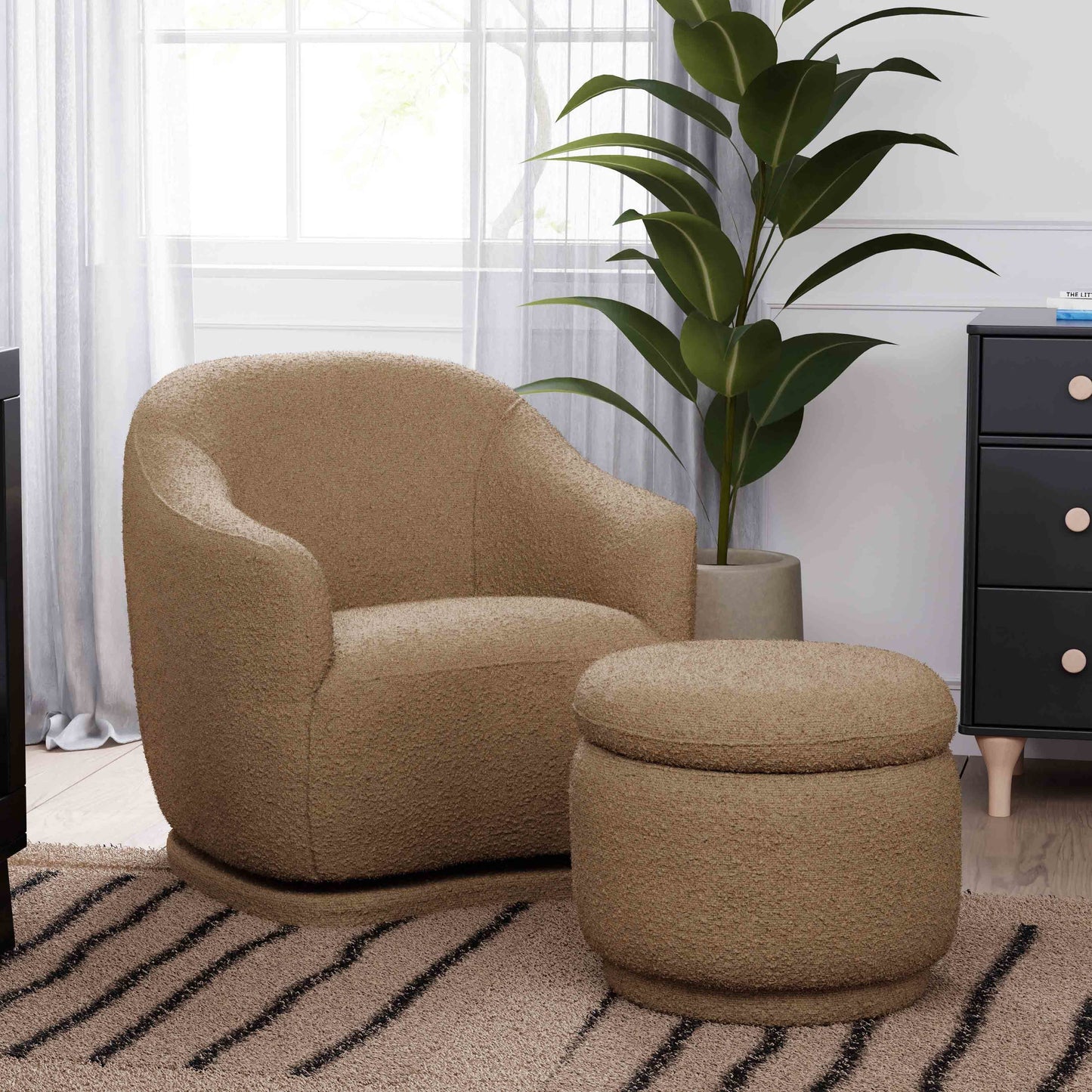 Babyletto Foy Glider in Boucle