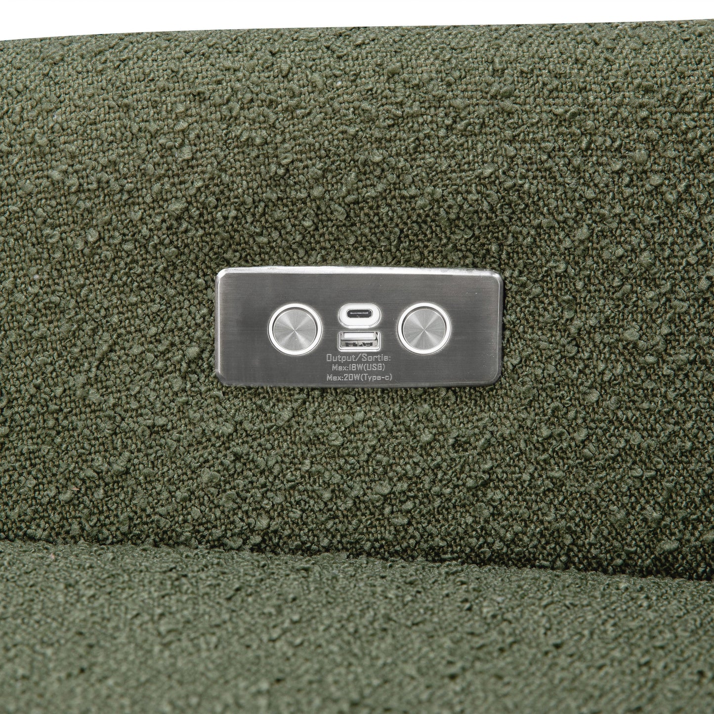 Babyletto Kiwi Electronic Recliner and Swivel Glider with USB port