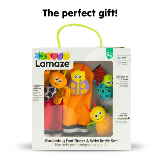 Lamaze Gardenbug Footfinder Wrist Rattle Set