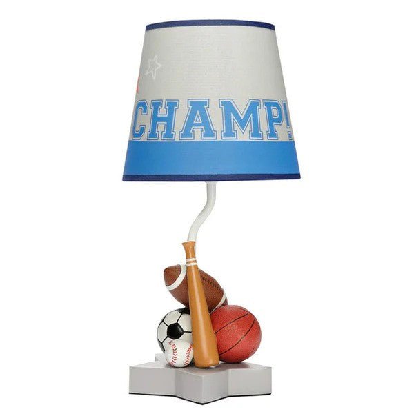 Lambs & Ivy Baby Sports Lamp w/Shade & Bulb