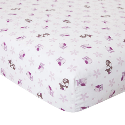 Lambs & Ivy Bedtime Originals Lavender Woods 3-Piece Crib Bedding Set - Pink, Purple