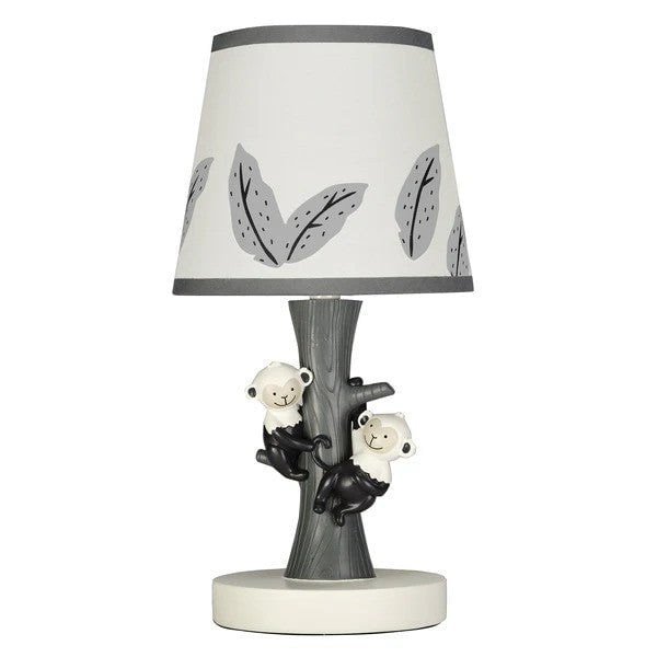 LAMBS & IVY More Decor Lambs & Ivy Jungle Party Tree with Monkeys Lamp with Shade & Bulb