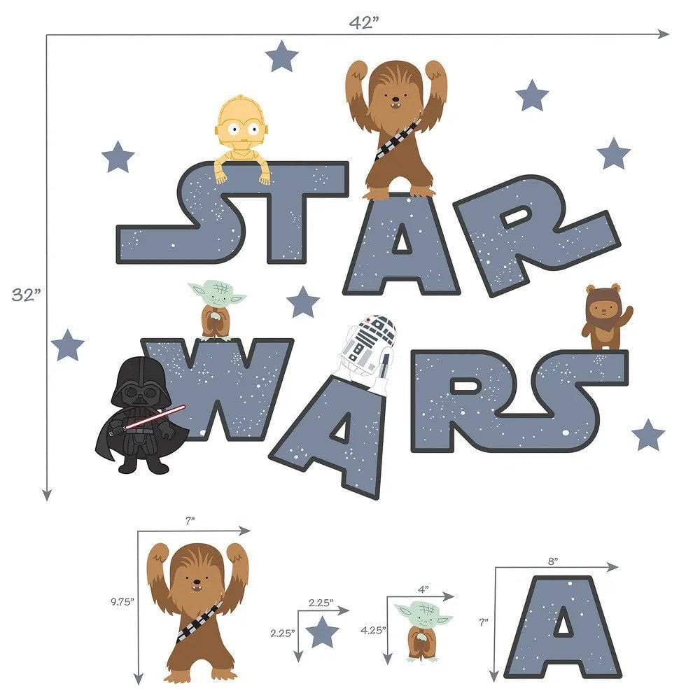 Lambs & Ivy Star Wars Logo Decal