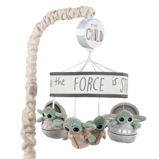 Lambs & Ivy Star Wars The Child/Baby Yoda Musical Baby Crib Mobile Soother